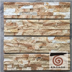Yellow Beige Sandstone Wall Stone Cladding, Cultured Stone, Stone Veneer, Ledge Stone, Cultured Stone Veneer, Thin Ledger Stacked Stone Veneer Yellow Beige Sandstone Wall Stone Cladding, Cultured Stone, Stone Veneer, Ledge Stone, Cultured Stone Veneer, Thin Ledger Stacked Stone Veneer