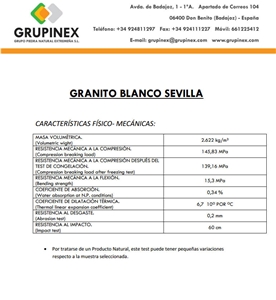 Blanco Sevilla Granite Blocks