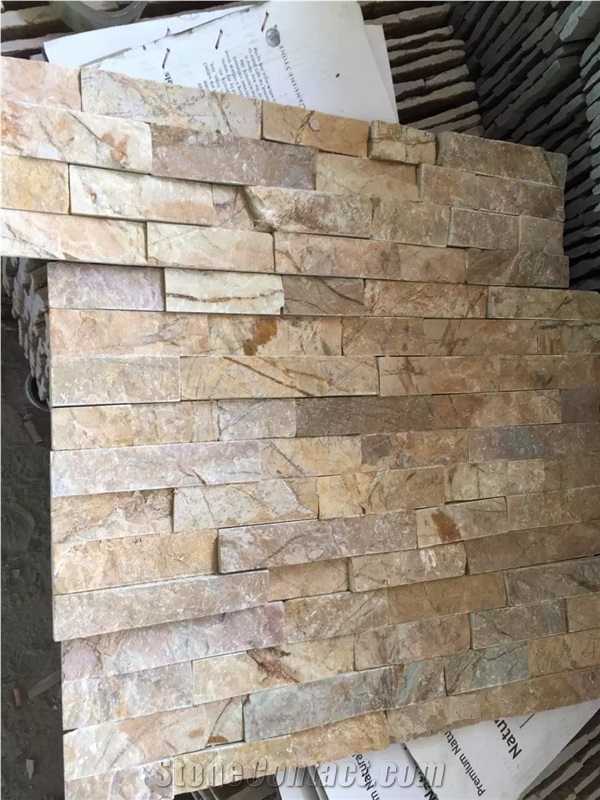 Best Price Beige Cultural Stone Slate, Cultural Stone Slate, China Cultural Stone Wall Covering