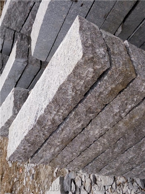Cheap Granite Kerbstone, Grey Granite Kerbs, Grey Granite Cobble Stone, China Natural G341
