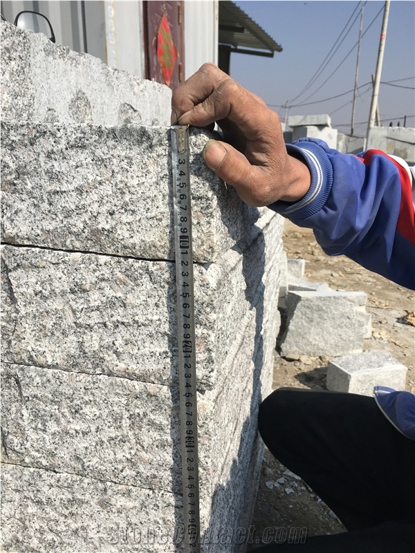 G341 Grey Kerbstones Lowest Price Good Quality New G603 Pineappled Natural Split Curbs