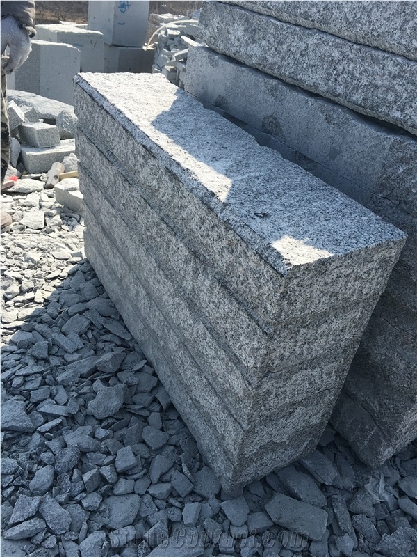 G341 Grey Kerbstones Lowest Price Good Quality New G603 Pineappled Natural Split Curbs