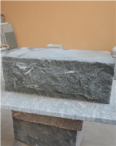 G399 Black Granite Wall Stone, Wall Stone, Cheap G399 Wall Stone, Black Wall Stone, Granite Wall Stone, G399 Granite Mushroom Stone