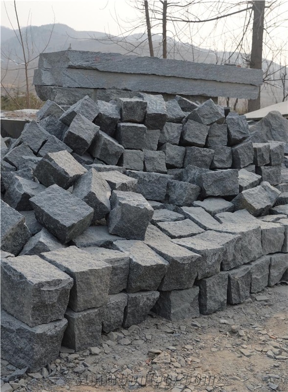 G399 Granite, G399 Grey Granite Cube Stone, Granite Cube Stone, Grey Cube Stone, Cubble Stone, Cube Stone Natural