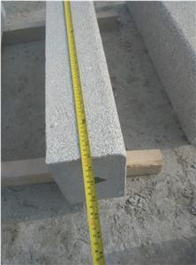 G603 Granite Kerbstone, Chinese Cheap Grey Granite Flamed Curbstone, New G603 Light Grey Granite Road Stone, Side Stone