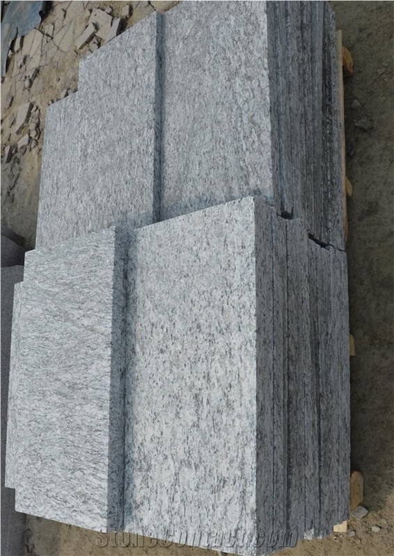 Granite Tile Wave Flower, Sea Wave Granite, China White Granite Tiles, Tiles, White Tiles, Granite Tiles