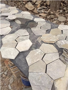 Grey Slate Paving Stone, Slate Paving, Floor Covering, China Slate Paving, Grey Slate Flagstone