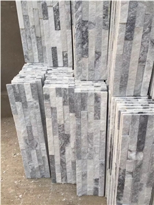 Light Color System Slate Cultured Stone, Light White Cultural Stone, China Multicolor Slate Culture Stone, Hebei / Jiangxi Culture Stone