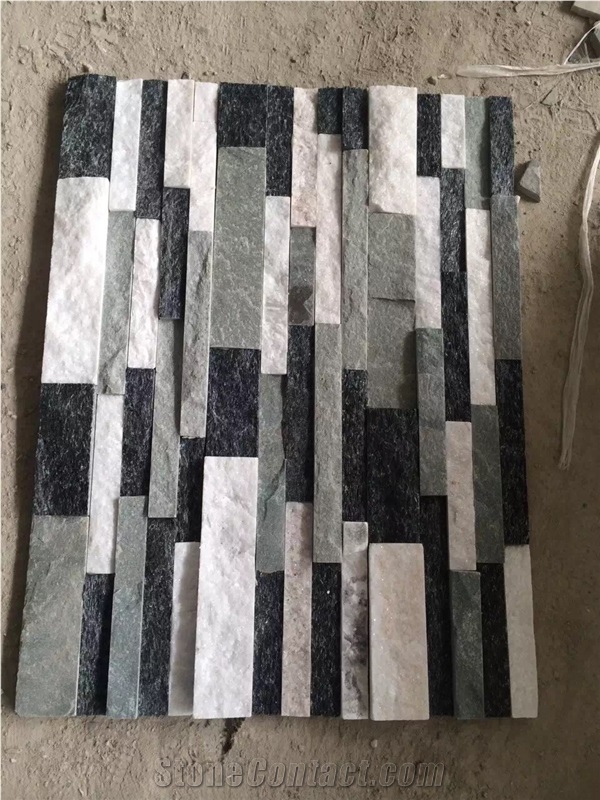 Lowest Price Grey Cultured Stone, Quartzite Wall Covering Cultured Stone, Slate Cultured Stone, China Slate Cultured Stone