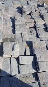 Mushroom Wall Stone,Natural Slate Wall Stone,Cheap Black Slate Wall Stone, Mushroom Wall Cladding