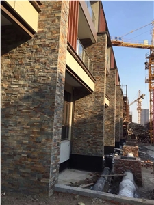 Natural Slate Cultural Stone,Multicolor Culture Stone,China Slate Cultured Stone