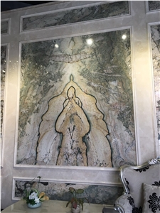 Brazil Granite Bookmatch Wall