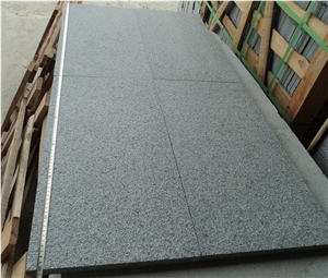 China G654 Grey Granite Flamed Tiles Padang Dark Granite Tile & Slab