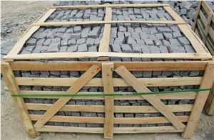 G654 Granite Cube Stone Dark Grey Natural Spilt Paving Stone