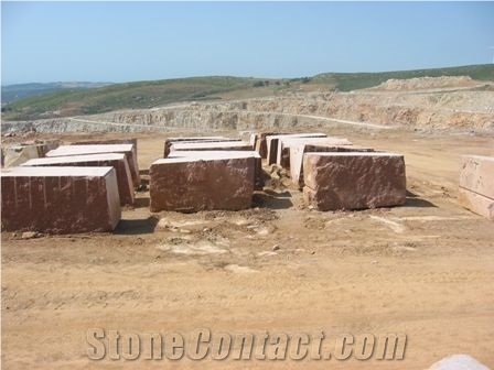 Red Alandalus Marble- Blocks