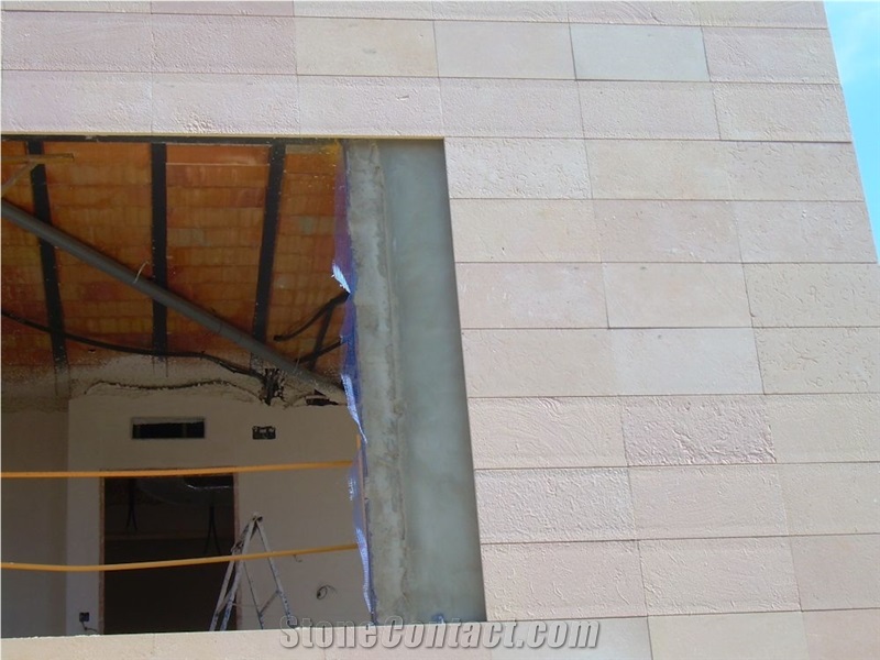 Sandstone "Arroyo Del Toro" - Aged (Brushed) Slabs & Tiles, Spain Beige Sandstone