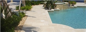 Galala Light Marble Pool Coping, Pavers, Beige Marble Pool Pavers