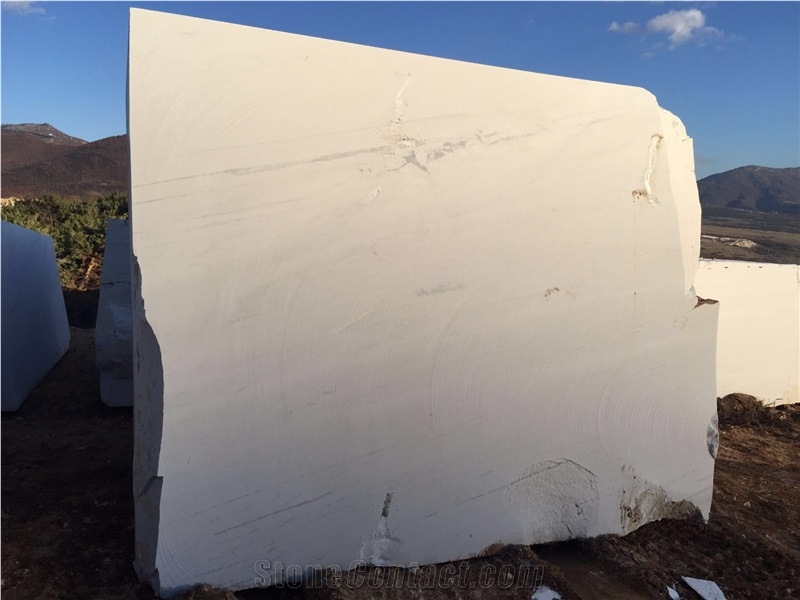 Prilep White Marble, Sivec White Crystal Marble, Sivec Dolomite Blocks