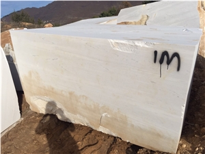 Prilep White Marble, Sivec White Crystal Marble, Sivec Dolomite Blocks