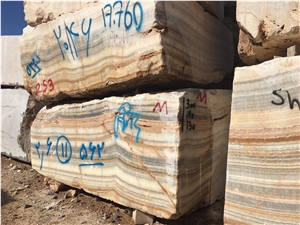 Vein Cut Brown Onyx Blocks Iran Vein Cut Brown Onyx Blocks Iran