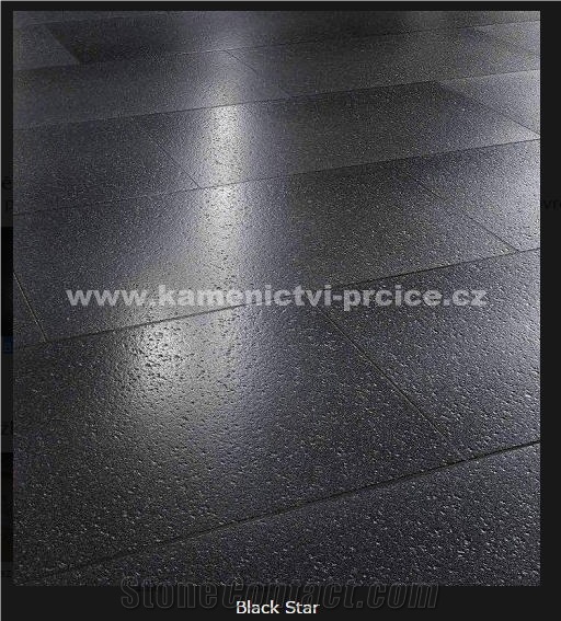 Arctic Black Star Granite Floor Tiles