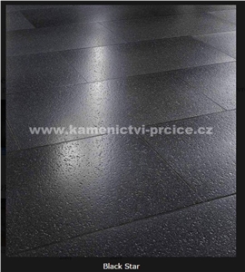 Arctic Black Star Granite Floor Tiles Arctic Black Star Granite Floor Tiles