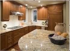 India Shiva Gold Granite kitchen countertops, yellow granite vanity tops 