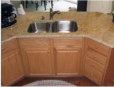 Merry gold granite kitchen countertops, brown granite vanity tops 
