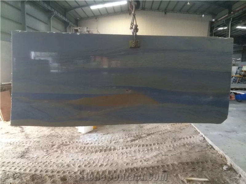 Azul Macaubas Luxury Blue Marble Arctic Blue Tiles & Slabs for Bookmatch