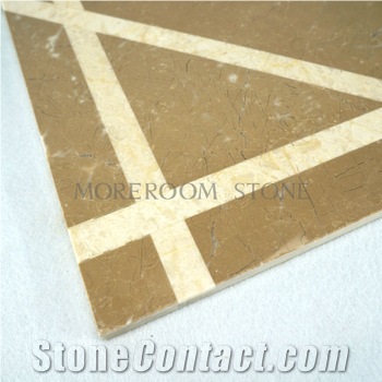 2016 Yellow Marble Tile Calcite Beige Laminated Marble Tile for Floor