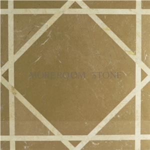2016 Yellow Marble Tile Calcite Beige Laminated Marble Tile for Floor