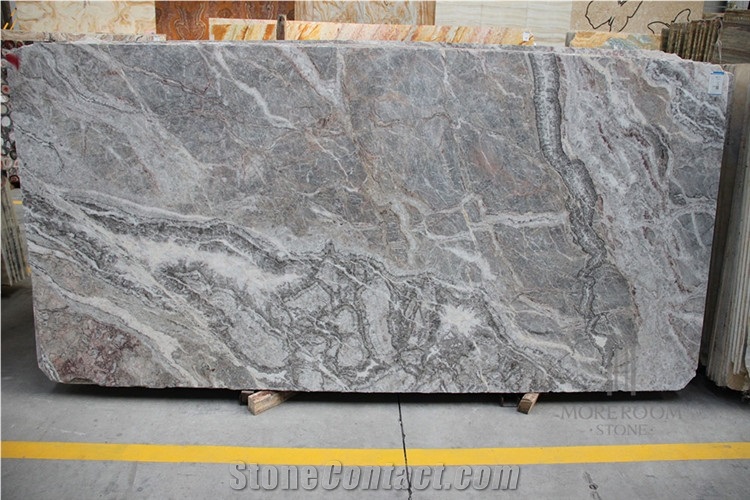 Italy Marble Fior Di Pesco Carnico Polished Natural Marble Slabs Cut-To-Size Floor Tile
