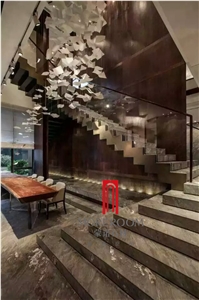 Italy Palissandro Bluette Marble Tile & Slab Blue Marble Marble Price Per Square Meter Marble Floor