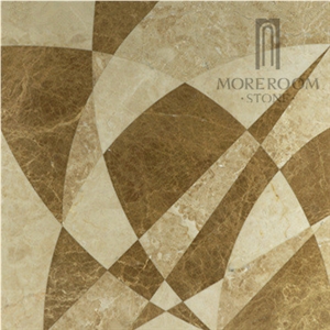 Turkey Burdur Cappuccino Light Marble Floor Tile New Products Modern House Turkish Marble Price Marble Medallion Home Decoration