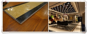 Waterjet Marble Tile Marble Border Line Decorating