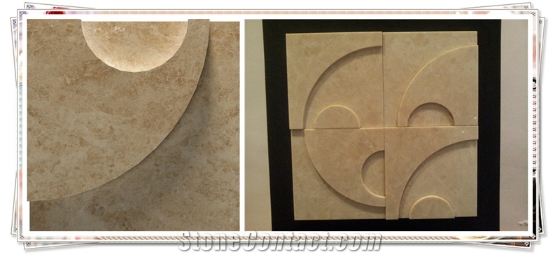 Waterjet Marble Tile Marble Border Line Decorating