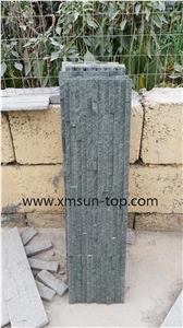 Green Quartzite Waterfall Cultured Stone/Ledgestone/Veneer/Stacked Stone/Interior & Exterior Decorative Waterfall Culture Stone