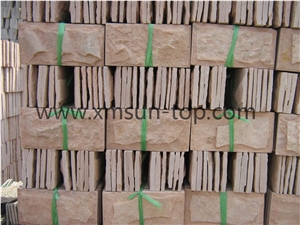 Mushroom Stone Pink Quartzite/Mushroom Stone Wall Tiles/Pink Quartzite Mushroom Stone Wall Cladding/Mushroom Stone China Pink Quartzite Nature Split Surface Mushroom Stone Pink Quartzite/Mushroom Stone Wall Tiles/Pink Quartzite Mushroom Stone Wall Cladding/Mushroom Stone China Pink Quartzite Nature Split Surface