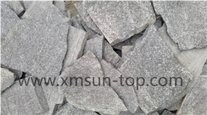 Natural Grey Slate Random Stone/ Grey Slate Flagstone/P013 Slate Irregular Flagstones/ Grey Slate for Wall Cladding/Walkway/Courtyard in Random Sizes
