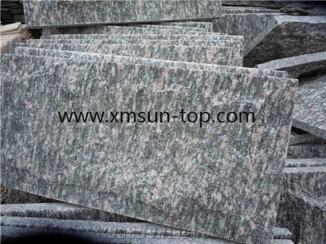 Pomegranate Red Granite Mushroom Stone/Mushroom Stone Wall Tiles/Buliding Stone/Red Granite Mushroom Stone Panel for Wall Cladding