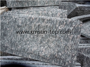 Pomegranate Red Granite Mushroom Stone/Mushroom Stone Wall Tiles/Buliding Stone/Red Granite Mushroom Stone Panel for Wall Cladding
