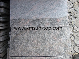 Pomegranate Red Granite Mushroom Stone/Mushroom Stone Wall Tiles/Buliding Stone/Red Granite Mushroom Stone Panel for Wall Cladding