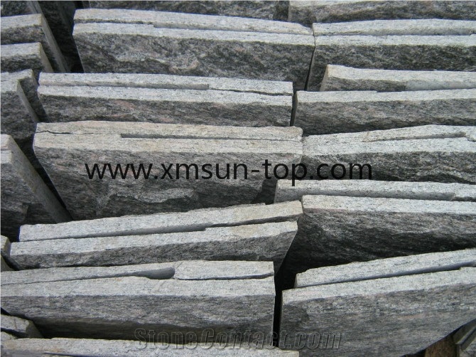 Pomegranate Red Granite Mushroom Stone/Mushroom Stone Wall Tiles/Buliding Stone/Red Granite Mushroom Stone Panel for Wall Cladding