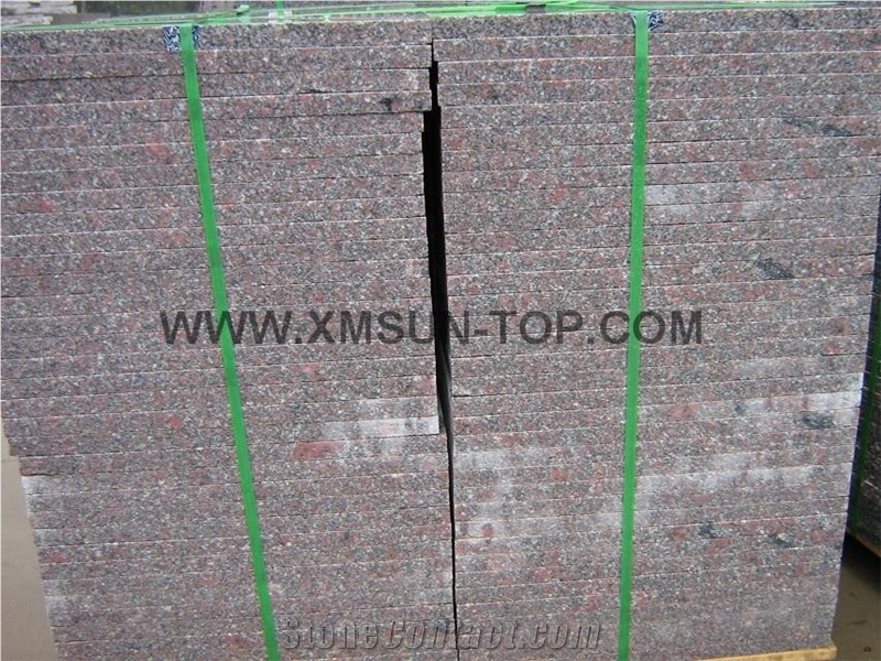 Rose Red Granite Floor Covering/Rose Red Granite Cube Stone & Pavers/Rose Red Paving Stone