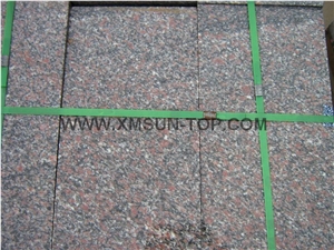 Rose Red Granite Floor Covering/Rose Red Granite Cube Stone & Pavers/Rose Red Paving Stone