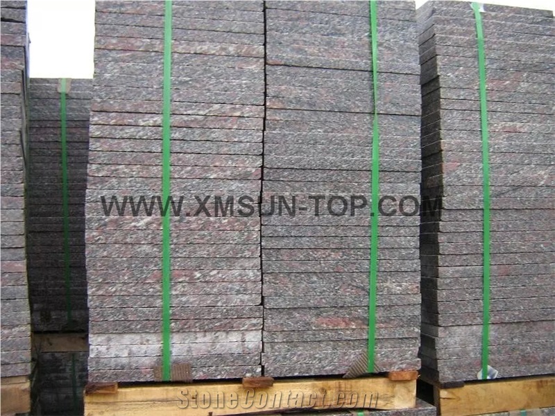 Rose Red Granite Floor Covering/Rose Red Granite Cube Stone & Pavers/Rose Red Paving Stone