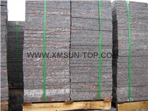Rose Red Granite Floor Covering/Rose Red Granite Cube Stone & Pavers/Rose Red Paving Stone