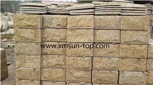 Tiger Skin Yellow Granite Mushroom Stone/Mushroom Stone Wall Tiles/Tiger Skin Yellow Mushroom Stone Wall Cladding/Mushroom Stone China Yellow Granite Nature Split Surface