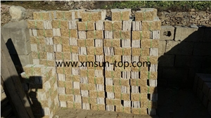Tiger Skin Yellow Granite Mushroom Stone/Mushroom Stone Wall Tiles/Tiger Skin Yellow Mushroom Stone Wall Cladding/Mushroom Stone China Yellow Granite Nature Split Surface