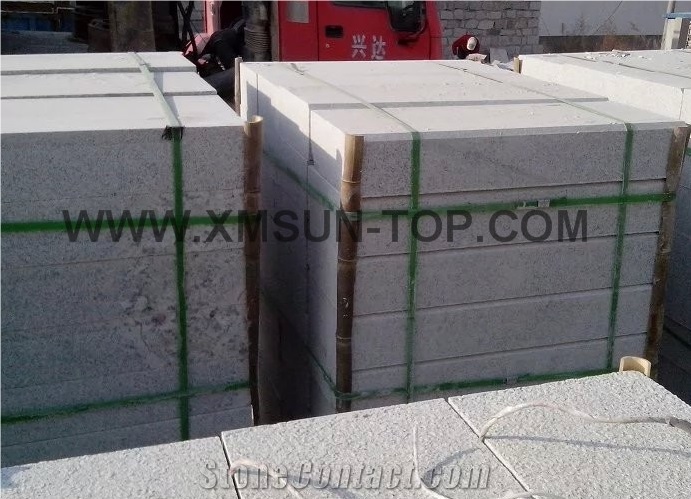 White Granite /White Hemp Granite Cube Stone & Pavers